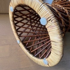 【2024.3いっぱい迄以降削除】ラタン スツール　椅子の画像