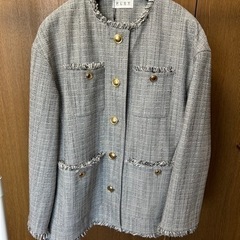 ⑨【新品･未使用】セレモニーにもカジュアルにもOK ツイード　ジャケット　の画像