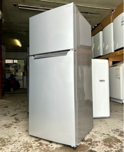 札幌市内配送可 美品 22年製 A-Stage エーステージ 118L 2ドア冷蔵庫 AS-R118SL-100