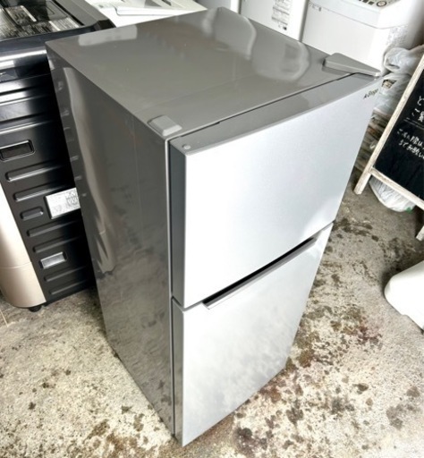 札幌市内配送可 美品 22年製 A-Stage エーステージ 118L 2ドア冷蔵庫 AS-R118SL-100
