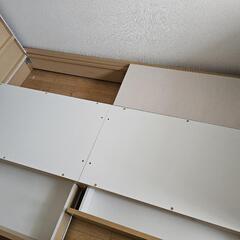 ニトリ　シングルベッドフレーム 収納付き 読書灯付きの画像