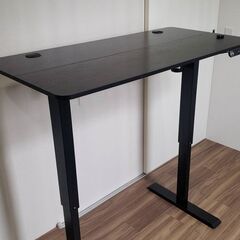 【美品】ゲーミングデスク ローデスク ロータイプ 電動昇降式デスク パソコンデスクの画像