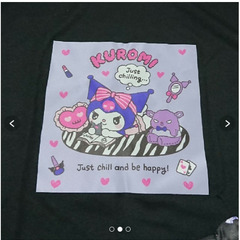 【No.262】新品未使用 レディース服 クロミ プルパーカー ショートパンツ Mサイズ 2点セット サンリオ Tシャツ 短パン ルームウェア 夏服 上下セットの画像