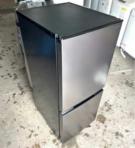 札幌市内配送可 美品 22年製 SHARP シャープ 152L 2ドア冷蔵庫 SJ-D15H-H つけかえどっちもドア