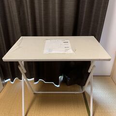 中古　ニトリ　折り畳みテーブル　幅70cm×高さ70cm×奥行4...