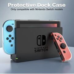 Switch カバー2023 ニンテンドースイッチ カバー Switch カバー ドック対応 スイッチ カバー＋ガラスフィルム＋親指キャップ ソフトケースの画像