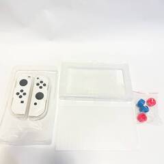 Switch カバー2023 ニンテンドースイッチ カバー Switch カバー ドック対応 スイッチ カバー＋ガラスフィルム＋親指キャップ ソフトケースの画像