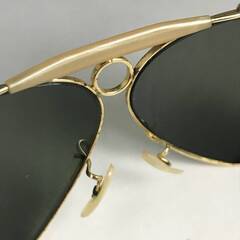 🔷🔶🔷ut20/59 RayBan USA レイバン B&L ボシュロム サングラス シューター ゴールドカラー ティアドロップ メガネ 眼鏡 ヴィンテージ ◆🔷🔶🔷の画像