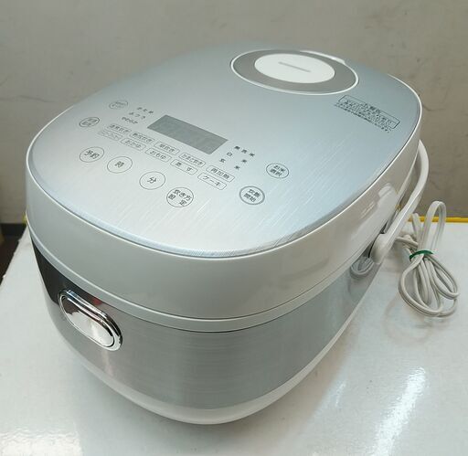品質保証☆配達有り！6000円(税別）未使用 5合炊き マイコンジャー 炊飯器  シルバー