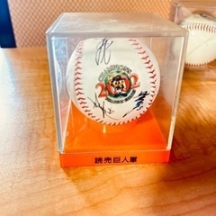 2002読売巨人軍サインボール
