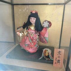 日本人形 京の舞(ガラスケース入り)