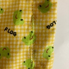 雑な作りの巾着袋4枚の画像