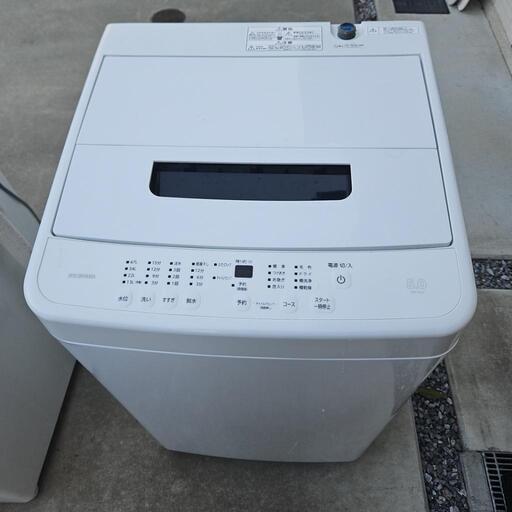 美品 IRISOHYAMA/アイリスオーヤマ 5.0㎏洗濯機 2022年製 IAW-T504 家電 洗濯 簡易乾燥付