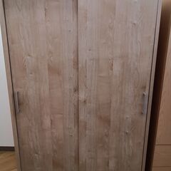 ★ジモティ割あり★  キャビネット ベージュ H181×D55×...