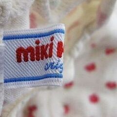 【値下げ】MIKI HOUSE ミキハウス 長袖 カットソー トップス 長袖Tシャツ 小花柄 総柄 白 120cm(110 115 125) ■管理番号L27795SSS240228-50の画像