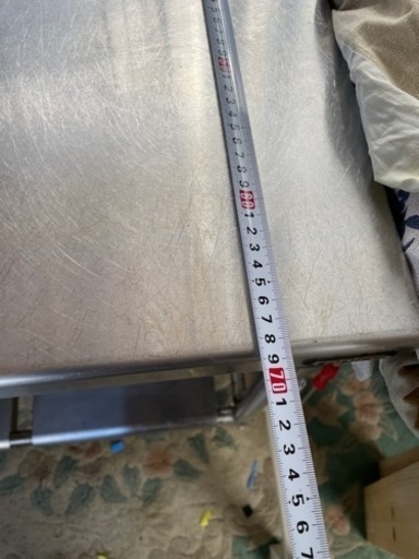 作業台TRE-WT-90Aになります。同時出品中のガス、シンクと高さはフラットです。