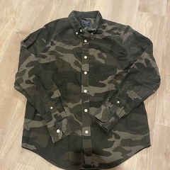 アバクロ　メンズ　迷彩シャツ　Lサイズ