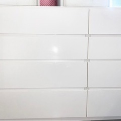 ローチェスト ホワイト 収納家具
