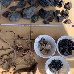 （受渡決定）ADA山水石（中、小、極小）約16.5ｋｇ＋おまけの画像