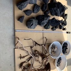 （受渡決定）ADA山水石（中、小、極小）約16.5ｋｇ＋おまけの画像