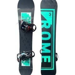 【最終価格】ROME ローム reverb rocker series151 サロモンバインディング付き スノーボード スノボ 板 中古 