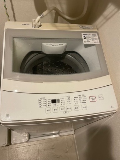 【受け渡し決定済み】洗濯機 6kg  2021年式