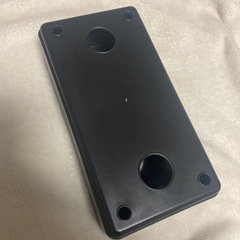 黒のティッシュケース　壁に引っ掛けられるタイプ2個の画像