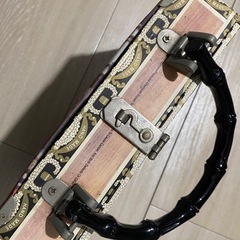 【希少】流通平均価格1万8千 / BRACIANO / シガーボックスハンドバッグの画像