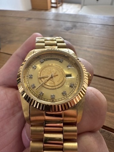【新品未使用】純金 金貨 腕時計
