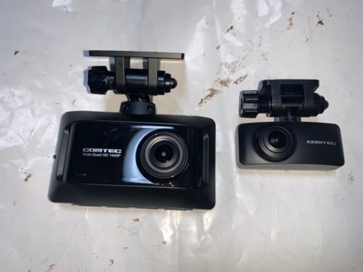 コムテック 車用 前後2カメラ ドライブレコーダー