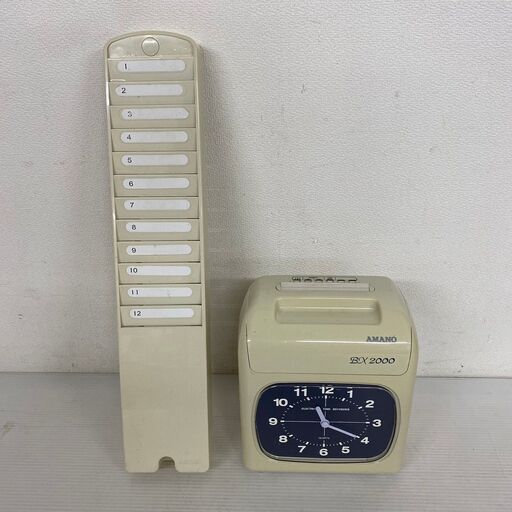 【AMANO】 アマノ 電子タイムレコーダー 勤怠管理 BX2000 ホルダー付