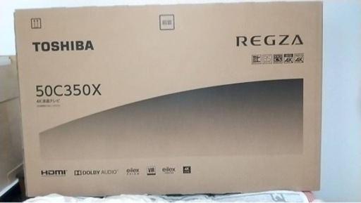 TOSHIBA REGZA 50C350X  TV 新品未使用