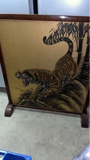 虎の屏風