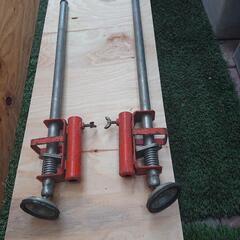 中古 脚立 伸縮足２本セット