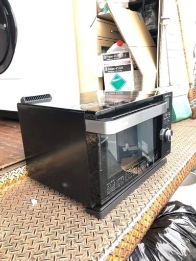 配送可能　保証付き　シャープ SHARP AX-CA300-B [ウォーターオーブン HEALSIO（ヘルシオ） 18L 1段調理 ブ