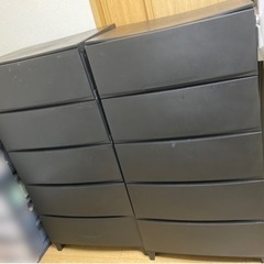 【取引中】2セット！5段チェスト　洋服タンス　引き出し　大収納