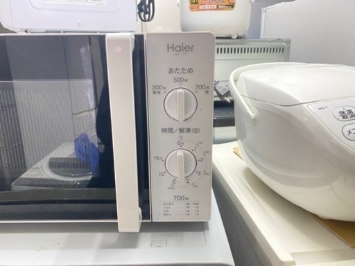 配送可能　保証付き　ハイアール 【西日本専用・60Hz】電子レンジ　17L　ホワイトHaier JM-17F-60(W)