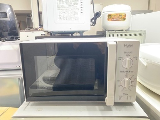 配送可能　保証付き　ハイアール 【西日本専用・60Hz】電子レンジ　17L　ホワイトHaier JM-17F-60(W)