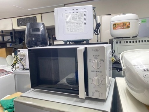 配送可能　保証付き　ハイアール 【西日本専用・60Hz】電子レンジ　17L　ホワイトHaier JM-17F-60(W)