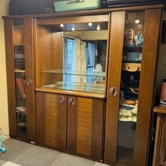 展示棚、収納付き鏡台、
