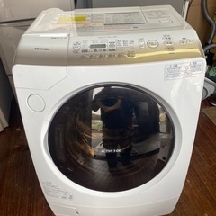 福岡市内配送設置無料　東芝 TOSHIBA TW-Z96A2R(W) [ドラム式洗濯乾燥機（9.0kg） 右開き グランホワイト]