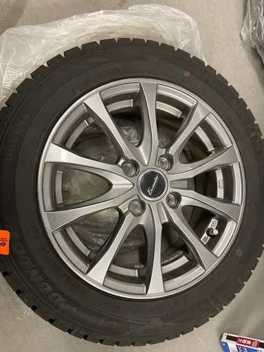 ※値下げしました。価格交渉可能※【パッソ等】スタッドレスタイヤ+ホイール　走行距離1,000km以下