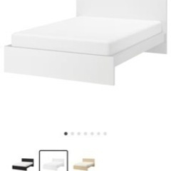 【受け渡しの方決定してます】IKEA マルム　セミダブルベット