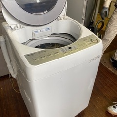 福岡市内配送設置無料 2019年式 SHARP 8.0kg 全自動洗濯機 ES-GV8C-S 