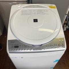 福岡市内配送設置無料 2019年式 シャープ SHARP タテ型洗濯乾燥機