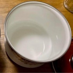 ①琺瑯 キャニスター　大の画像