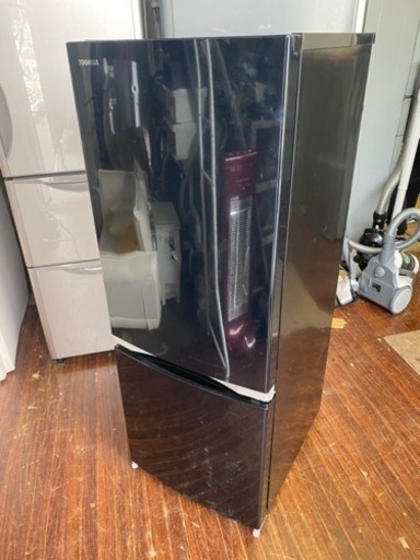 福岡市内配送無料　GR-M15BS-K 冷蔵庫 BSシリーズ ピュアブラック [右開きタイプ /2ドア /153L]
