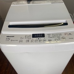 福岡市内配送設置無料　2021年式　ハイセンス 全自動洗濯機 洗...