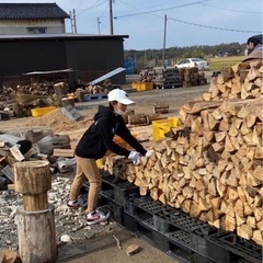 3月、4月薪割りボランティア募集