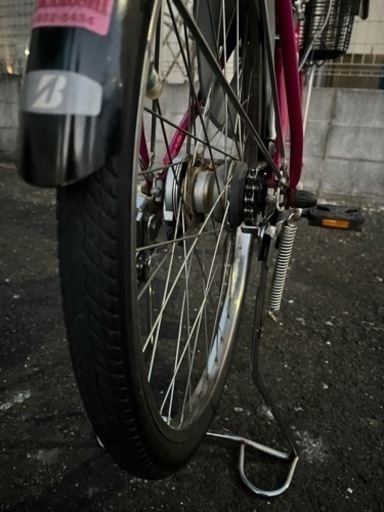  BRIDGESTONE Assista  電動アシスト自転車 24㌅ 内装3段変速 (6.0Ahバッテリー・充電器 付)